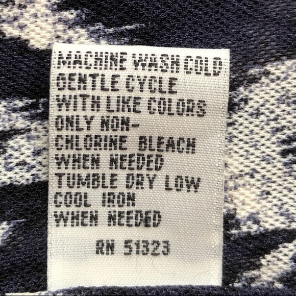 Kenneth Cole Mesh Indigo Ikat Swim Cover Up - Picture 11 of 12